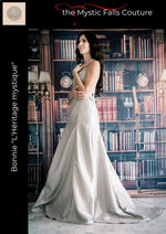 Patron de couture Robe sirene Traine Dos pentagramme Effet dramatique Robe de soirée à bretelles Robe de mariée dos pentacle Fanart inspiré de The Vampire Diaries Couture débutant Couture spectaculaire accessible aux débutants Robe effet wahou Bonnie The Mystic Fall's Couture Les dimanches Couture