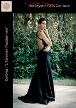 Patron de couture Robe sirene Traine Dos plongeant Effet dramatique Robe de soirée à bretelles Robe de mariée dos plongeant Fanart inspiré de The Vampire Diaries Couture débutant Couture spectaculaire accessible aux débutants Robe effet wahou