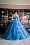 Les Dimanches Couture Robe de soirée Robe de mariée forme princesse à épaules tombantes Patron de couture Couture spectaculaire Couture effet wahou The vampire diaries The Mystic Fall's Couture Robe en tulle Robe de bal  de promo