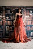 Les dimanches Couture Patron de robe de soirée bustier a traine amovible Robe de mariée évolutive Surjupe à traine Couture effet wahou Couture spectaculaire Débutantes ambitieuses Fan art Cosplay Cosplayeuses ambiteuses Cosplay The vampire diaries  Apprendre à coudre 