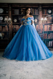 Les Dimanches Couture Robe de soirée Robe de mariée forme princesse à épaules tombantes Patron de couture Couture spectaculaire Couture effet wahou The vampire diaries The Mystic Fall's Couture Robe en tulle Robe de bal  de promo