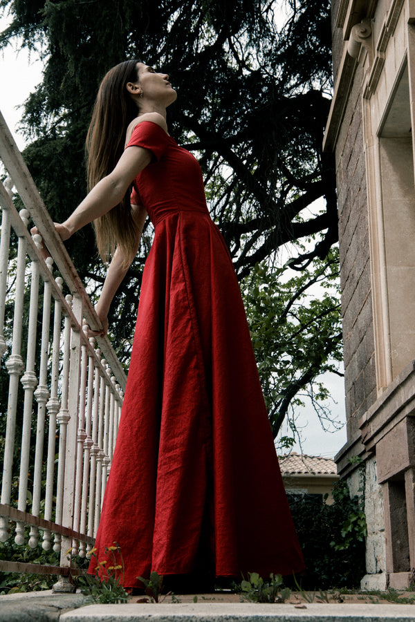 The Mystic Fall's Couture Robe de soirée Robe de mariée Couture débutant Robe à épaules dénudées Couture spectaculaire Robe de bal longue Robe à bretelles tombantes Fan art The Vampire Diaries