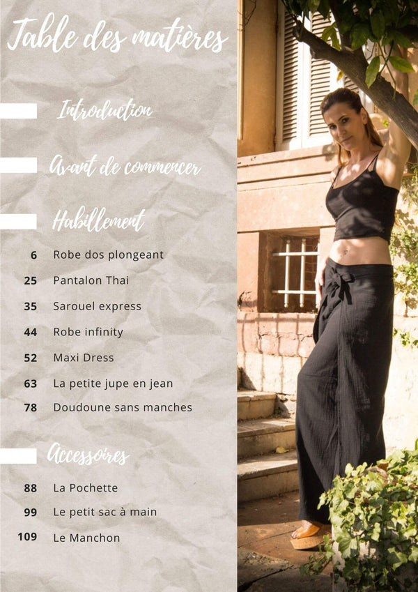 Ebook PDF "10 modèles à réaliser sans patron" - Les dimanches couture Debutantes ambititeuses Couture spectaculaire accessible aux debutantes
